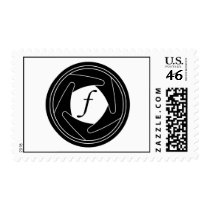 Aperture Silhouette Postage Stamps