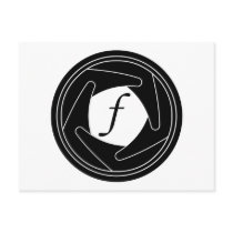 Aperture SIlhouette Postcard