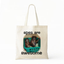 Apes are Awesome bags by Rebecca_Reeder Apes are Awesome bags