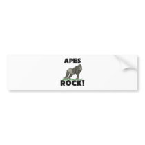 Apes Rock bumper stickers by AnimalShirts Apes Rock bumper stickers