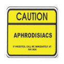 Aphrodisiacs In Fridge Warning Magnet by ZsTees Aphrodisiacs In Fridge Warning Magnet