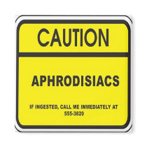 Aphrodisiacs In Fridge Warning Magnet by ZsTees Aphrodisiacs In Fridge Warning Magnet