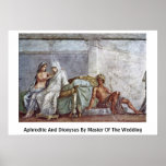 Aphrodite And Dionysus By Master Of The Wedding Print