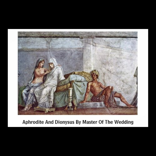 Aphrodite And Dionysus By Master Of The Wedding Print