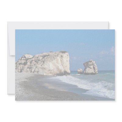 Aphrodite's birthplace, Pissouri, Cyprus Personalized Announcements by beautifulclicks