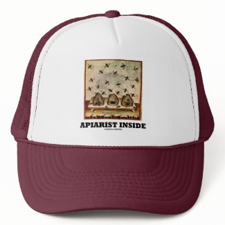 Apiarist Inside (Tacuina sanitatis 14th Century) hat