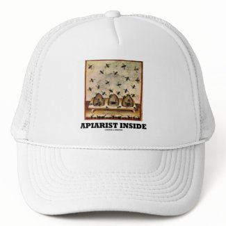 Apiarist Inside (Tacuina sanitatis 14th Century) hat