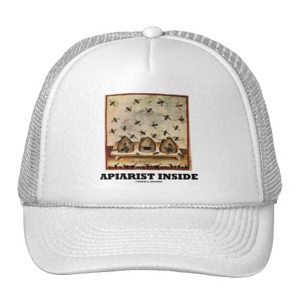 Apiarist Inside (Tacuina sanitatis 14th Century) Mesh Hats