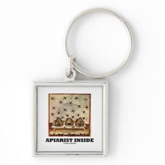 Apiarist Inside (Tacuina sanitatis 14th Century) keychain