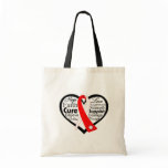 Aplastic Anemia Heart Ribbon Collage Bag