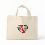 Aplastic Anemia Heart Ribbon Collage Bag
