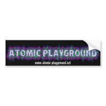APLogoBumper, www.atomic-playground.net Bumper Stickers