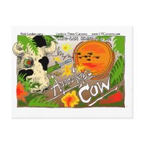 Apocalypse Cow Funny Gifts Tees Cards Mugs Etc postcards
