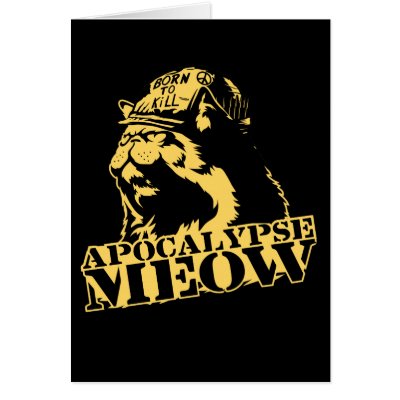 Apocalypse Meow Cards by strk3