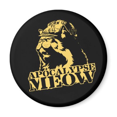 Apocalypse Meow Fridge Magnets by strk3