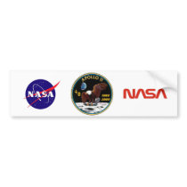 Apollo 11: 40th Anniversary Logo Bumper Stickers