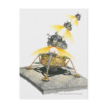 Apollo 11 Eagle module taking off from the Moon Post Card