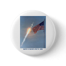 Apollo 11 Launch July 16, 1969 Pinback Buttons