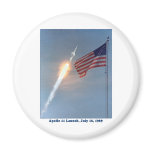 Apollo 11 Launch July 16, 1969 Refrigerator Magnet