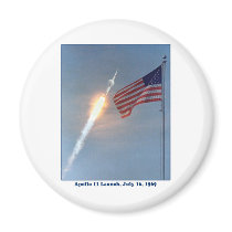Apollo 11 Launch July 16, 1969 Refrigerator Magnet