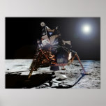 Apollo 11 Lunar Module "Eagle" on the Moon Print