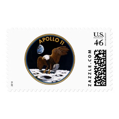 Apollo 11 stamps by spacegate