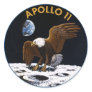 Apollo 11 round stickers