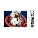 Apollo 13 before hoisting aboard USS Iwo Jima. postage