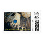 Apollo 13 hoisted aboard the Iwo Jima. Postage Stamp