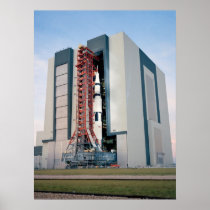 Apollo 14 Leaving the Vehicle Assembly Building Print