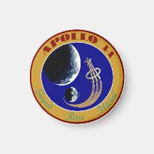 Apollo 14:  We Golf The Moon Fridge Magnet