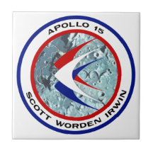 Apollo 15: Lunar Sightseeing Ceramic Tile