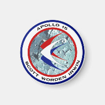 Apollo 15: Lunar Sightseeing Fridge Magnets