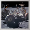 Apollo 16 Lunar Roving Vehicle posters