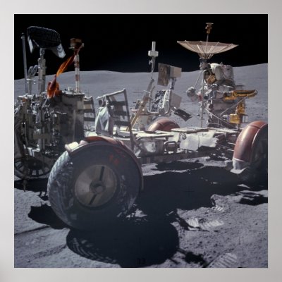 Apollo 16 Lunar Roving Vehicle Posters by Mission_Space