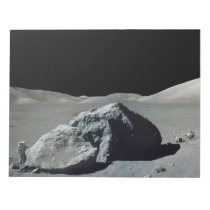 Apollo 17 Astronaut and Vehicle on the Moon Memo Pads