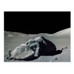 Apollo 17 Astronaut and Vehicle on the Moon Postcard