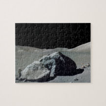 Apollo 17 Astronaut and Vehicle on the Moon Puzzle