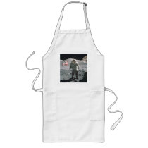 Apollo 17 Last man on the Moon Long BBQ Apron
