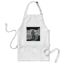 Apollo 17 Last Monn Walk Classic Apron
