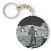 Apollo 17 Last Moon Walk Key Chain