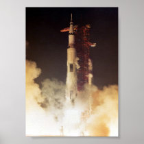 Apollo 17 Launch Poster