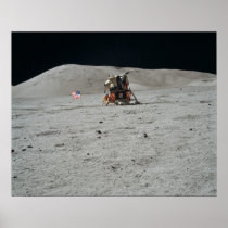 Apollo 17 Lunar Module Landing Site Posters