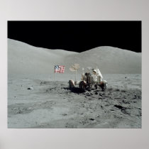Apollo 17 Lunar Roving Vehicle Posters