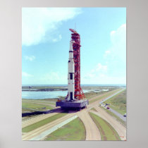 Apollo 17 on the Crawlerway Print