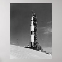 Apollo 17 on the Launch Pad Print