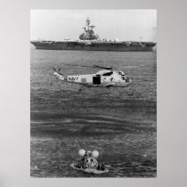 Apollo 17 Splashdown & Recovery Posters