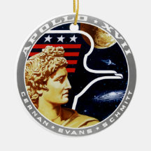 Apollo 17: The Final Hurrah! Christmas Ornaments