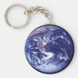 Apollo 17 view of Earth in space Keychain