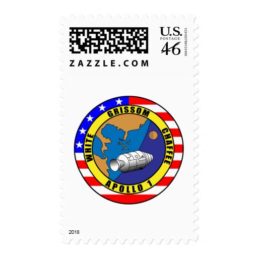 Apollo 1 stamp